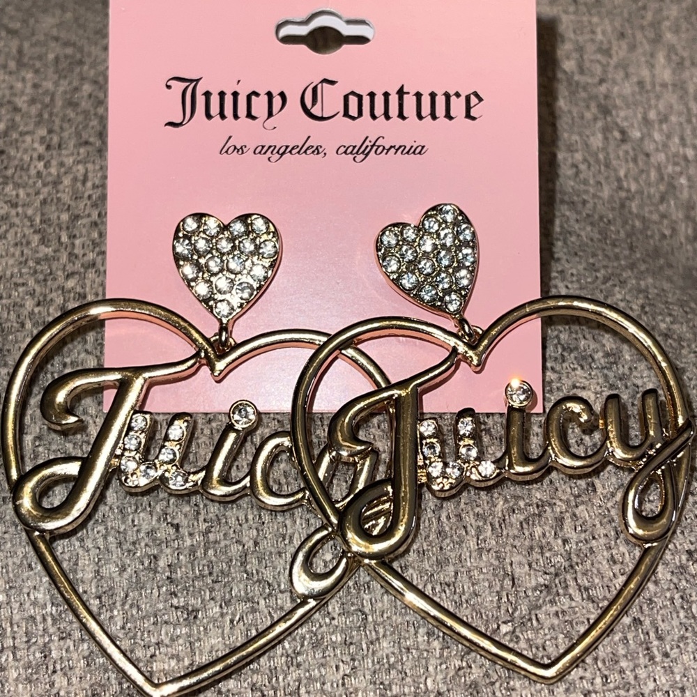 Juicy Couture Hoop Earrings!!